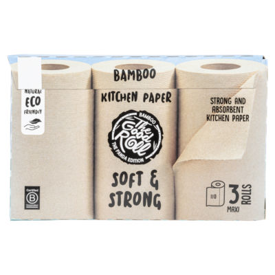 The Good Roll kitchen paper 3 maxi rolls bamboo - British product