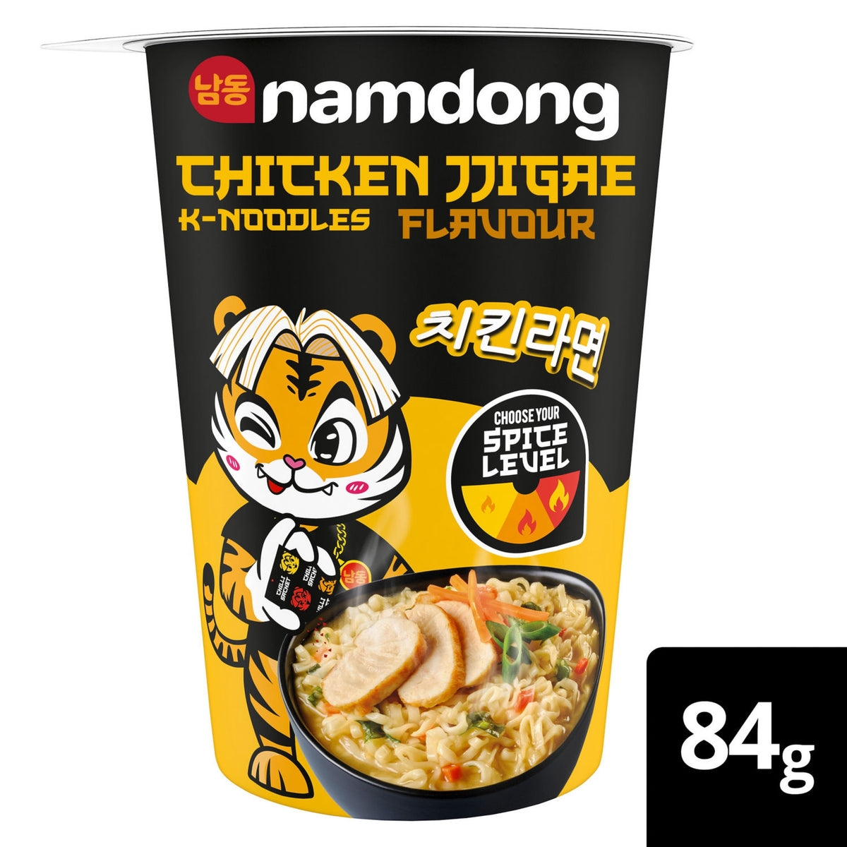 Namdong chicken jjigae noodle pot 84g, UK version