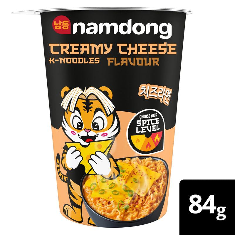 Namdong instant noodle pot creamy cheese 84g, UK version