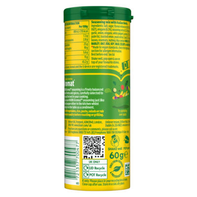 Knorr Italian Herbs seasoning 60g, UK version
