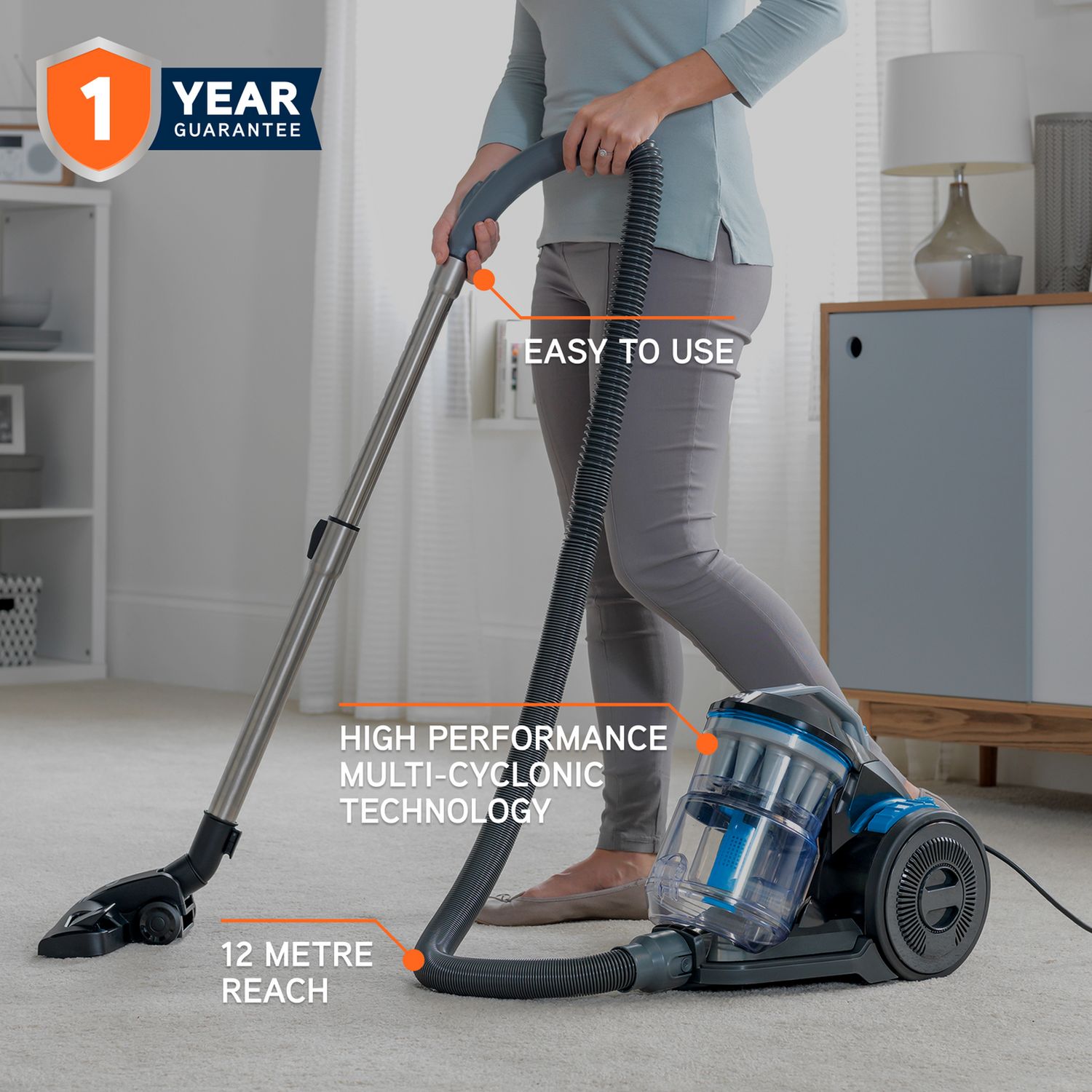 Vax Air Stretch Pet cylinder vacuum cleaner - British brand