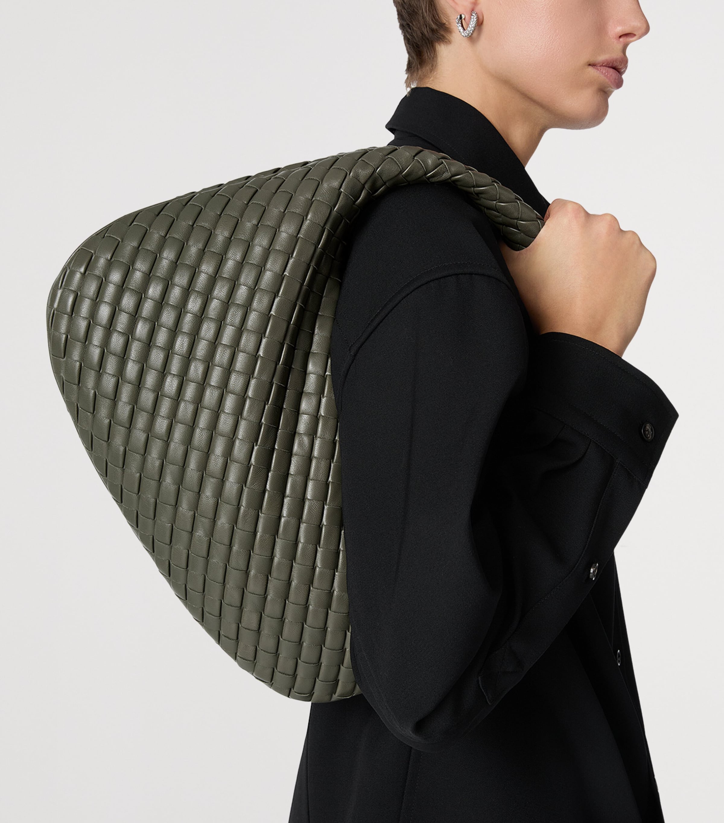Bottega Veneta small leather Veneta shoulder bag (British brand)