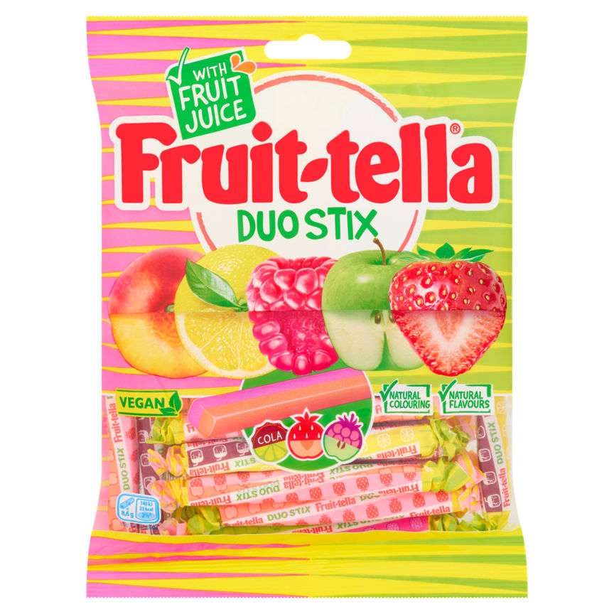 Fruittella Duo Stix Sweets 160g GOODS ASDA   