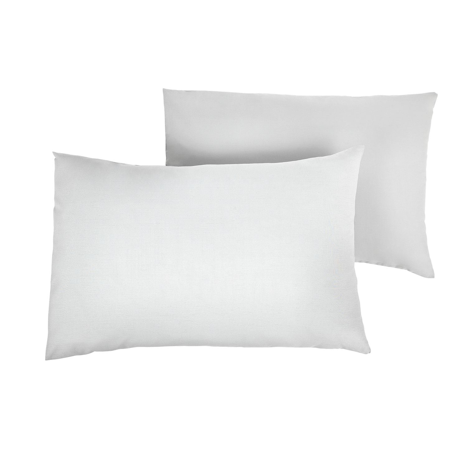 Habitat Cotton Rich 180TC Standard Pillowcase Pair-Dove Grey