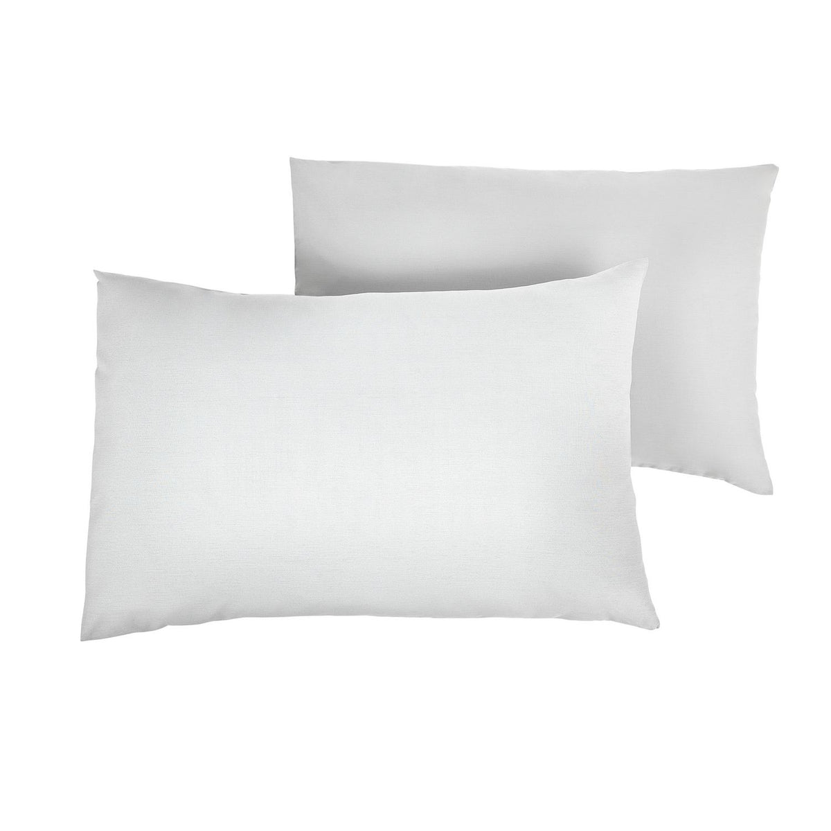 Habitat Cotton Rich 180TC Standard Pillowcase Pair-Dove Grey