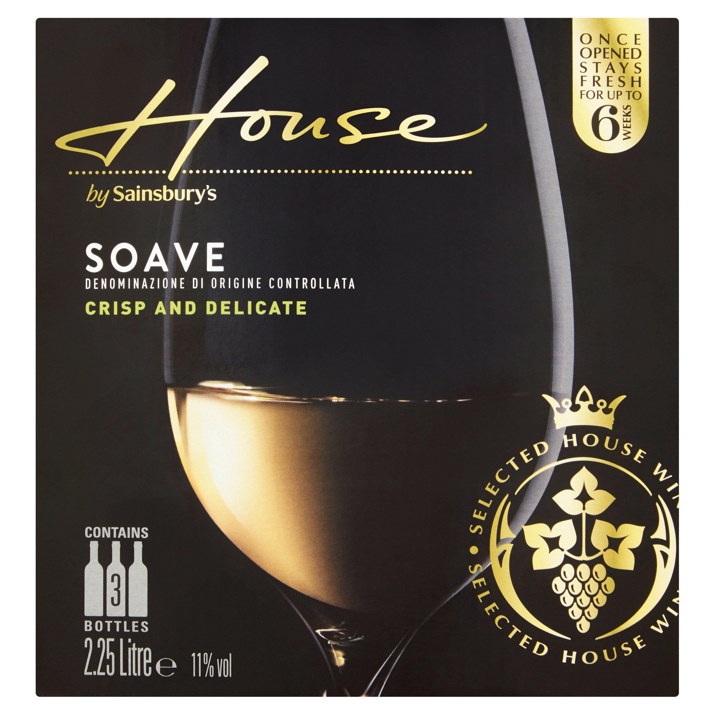 Sainsbury's House Soave 2.25L All white wine Sainsburys   