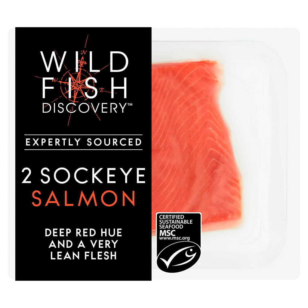 Wild Fish Discovery MSC Sockeye Salmon x2 230g