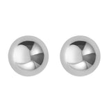 Revere white gold ball stud earrings (British brand)