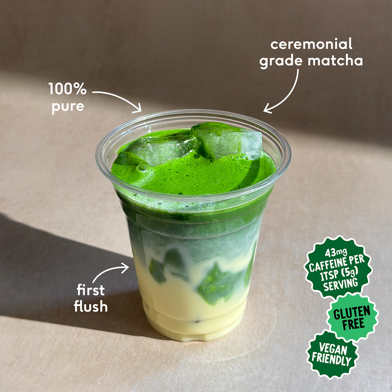 Perfect Ted matcha powder pods ceremonial grade 10 , imported from the UK