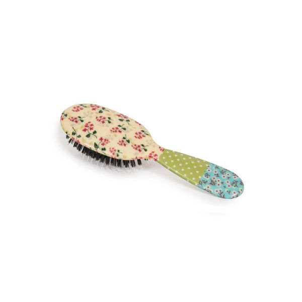 Rock & Ruddle Pink Blossom Large Synthetic Bristle Hairbrush