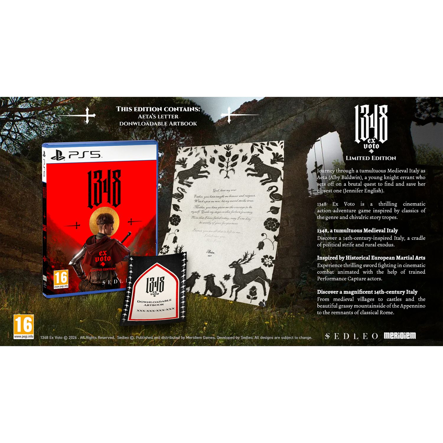 1348 Ex Voto PS5 game limited edition (British brand)