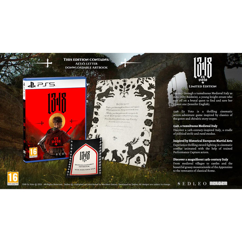 1348 Ex Voto PS5 game limited edition (British brand)