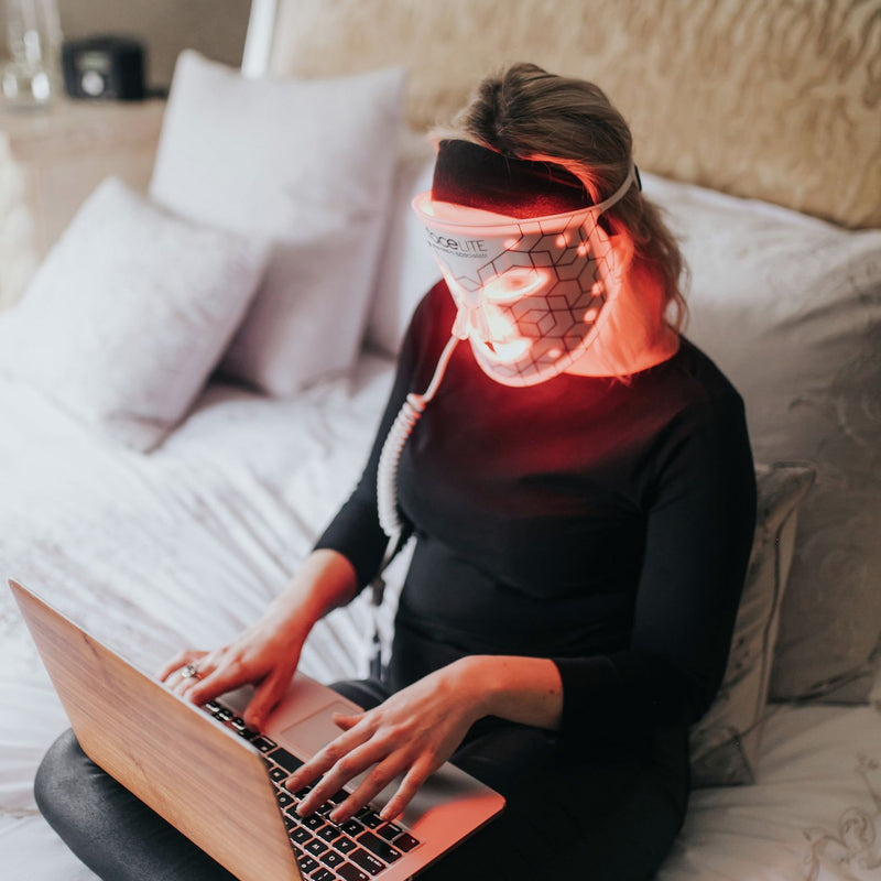Rio Facelite LED face mask for red light therapy - British product