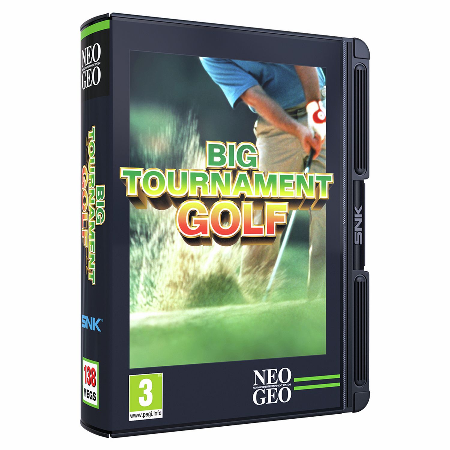 NEOGEO Big Tournament Golf retro cartridge, UK version