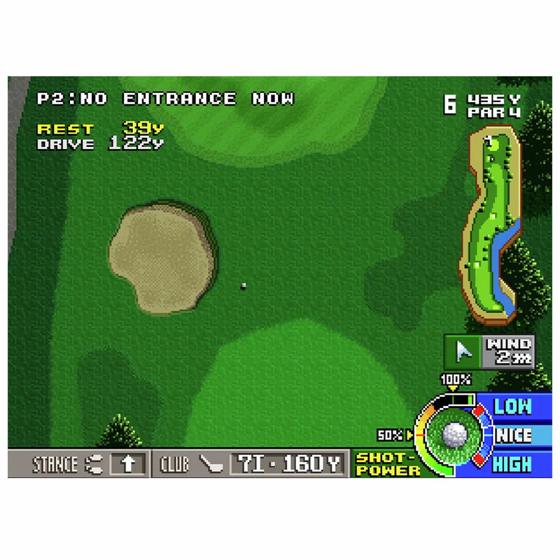 NEOGEO Big Tournament Golf retro cartridge, UK version