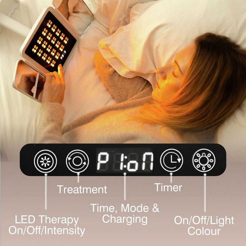 Rio Radiance light therapy panel with 80 LEDs, imported from the UK