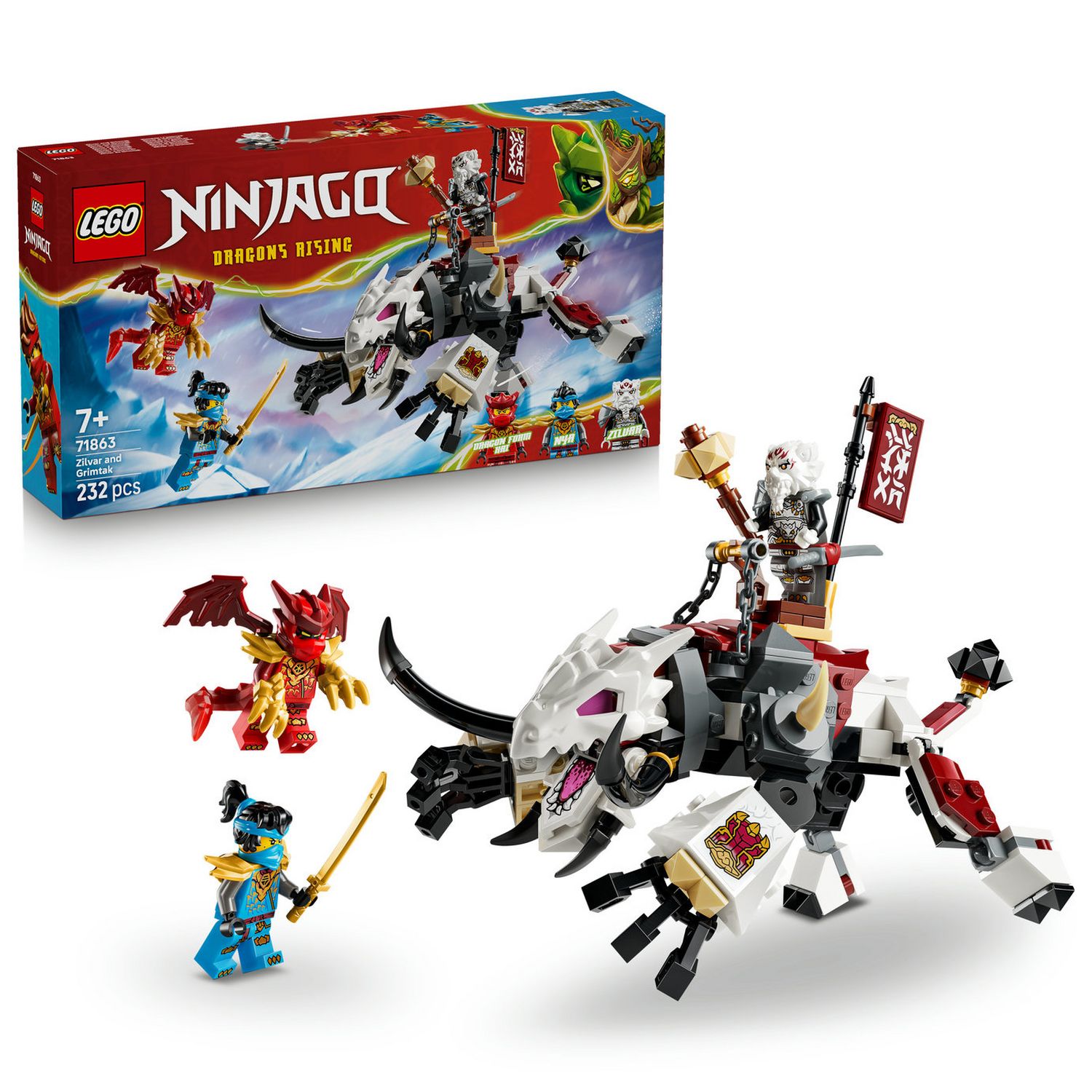 LEGO NINJAGO dragon beast building set 71863 - British product