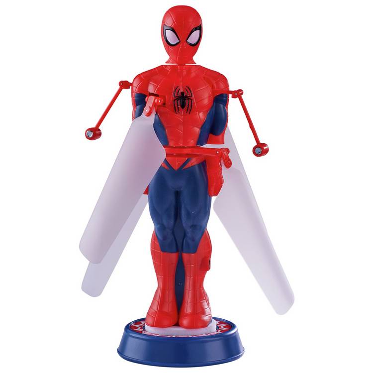 Flying Heroes Spiderman hover and spin toy, imported from the UK