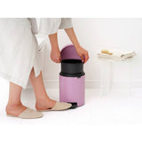 Brabantia pedal bin lilac pink 5 litre, imported from the UK