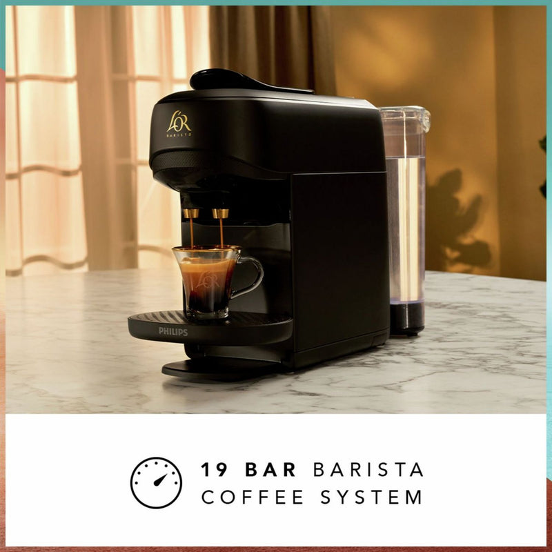 Philips L'OR Barista Absolu black coffee machine, imported from the UK