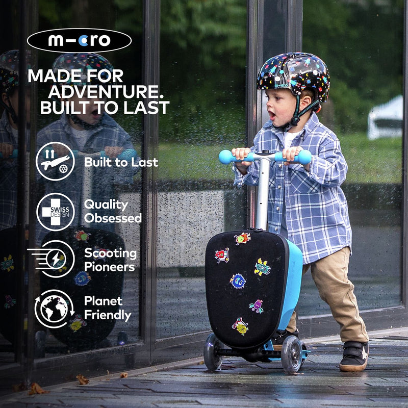 Micro Scooters Suitcase Scooter Blue, UK version