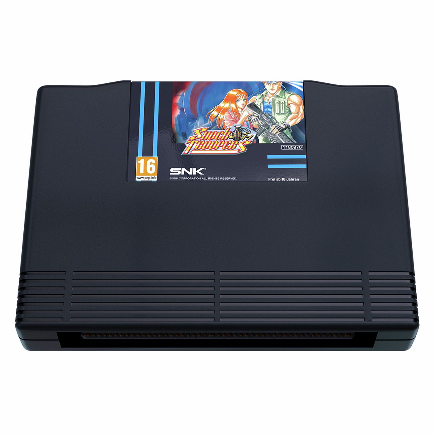 NEOGEO Shock Troopers retro gaming cartridge - British product