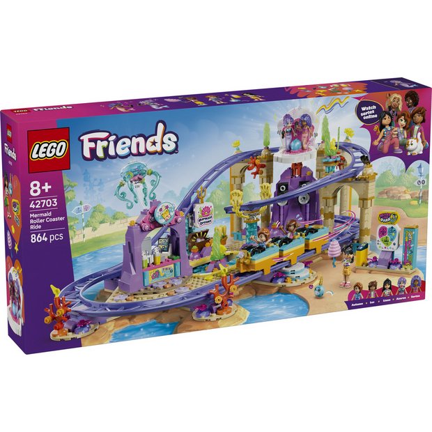 LEGO Friends Mermaid Roller Coaster building toy 864 pieces, UK version