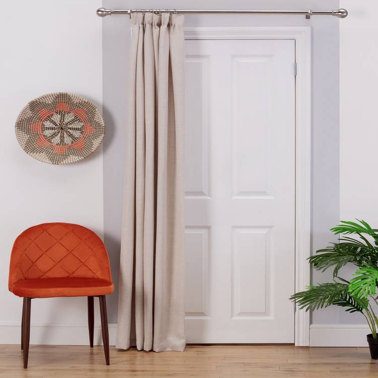 Argos Home thermal door curtain cream 117x213cm, UK version