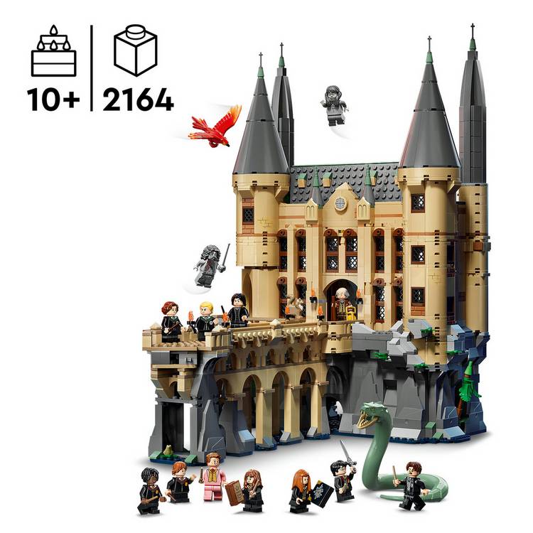 LEGO Hogwarts Castle East Wing building set 2164 pieces - British product
