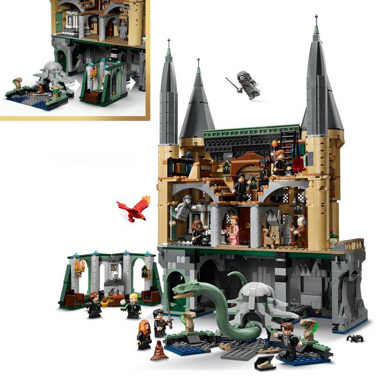 LEGO Hogwarts Castle East Wing building set 2164 pieces - British product
