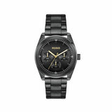 HUGO Bright Sport Black IP Bracelet watch 42mm, UK version