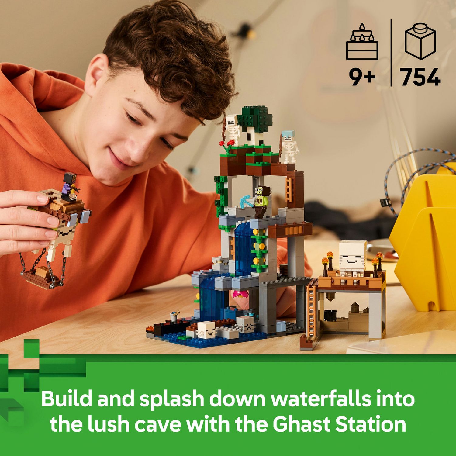 LEGO building toy Minecraft Ghast Station 754 pieces - British product
