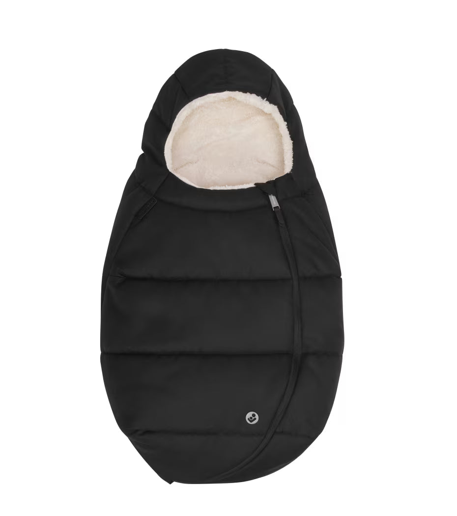 Maxi Cosi car seat footmuff Twillic Black, imported from the UK