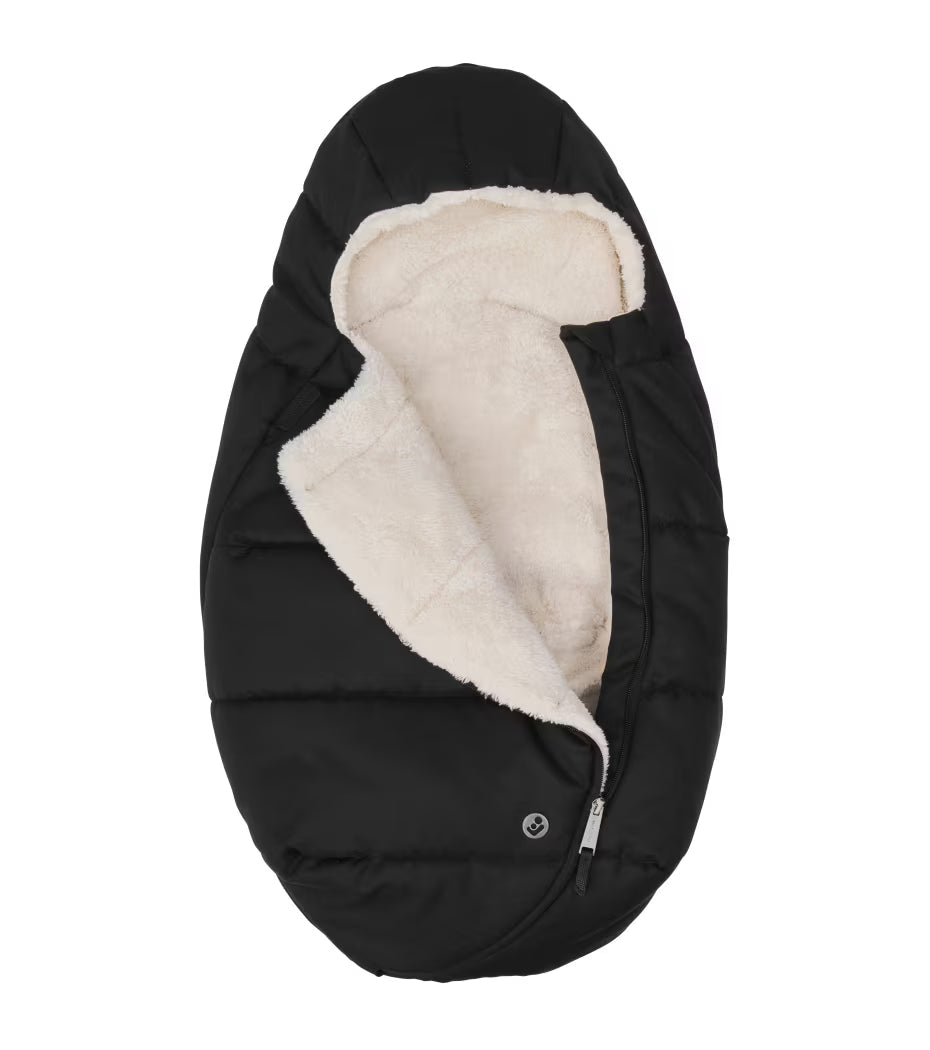 Maxi Cosi car seat footmuff Twillic Black, imported from the UK