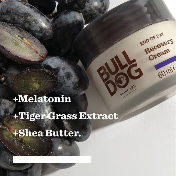 Bulldog Skincare End of Day Recovery Cream 60ml - British product