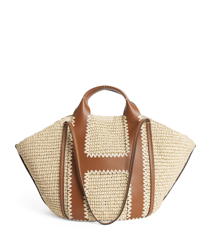 Harrods large raffia tote bag - British product
