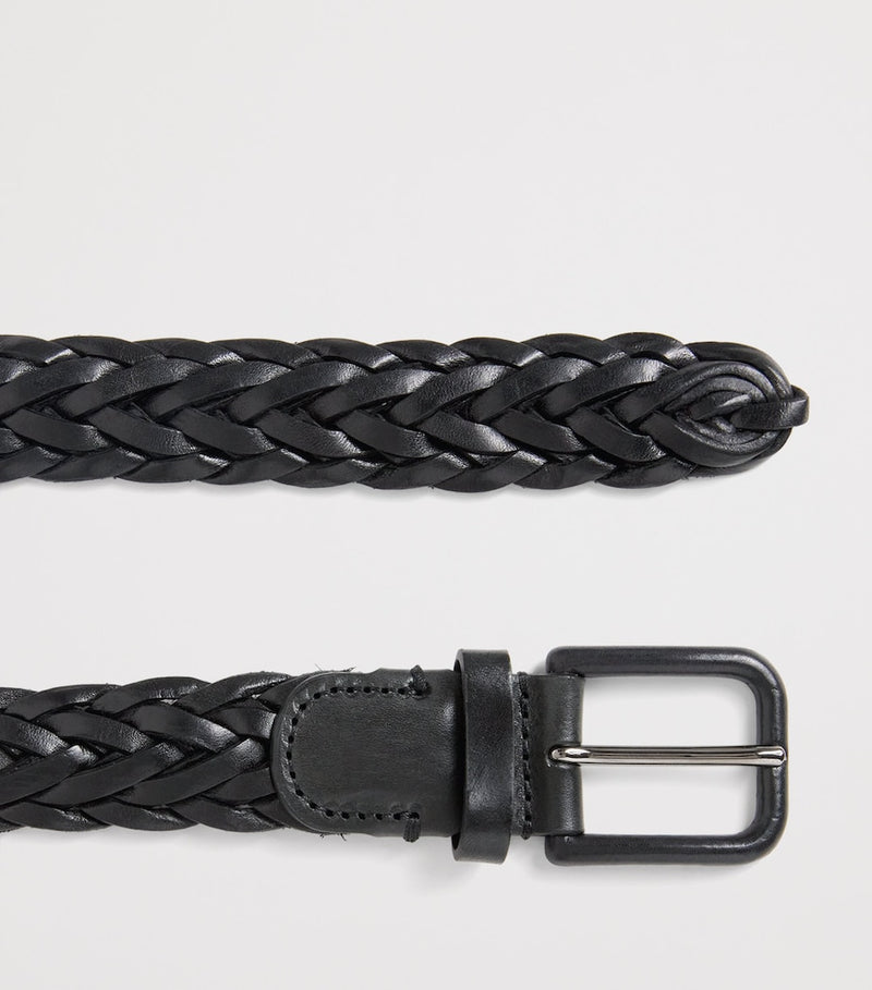 Giorgio Armani woven leather belt 2.5cm, imported from the UK