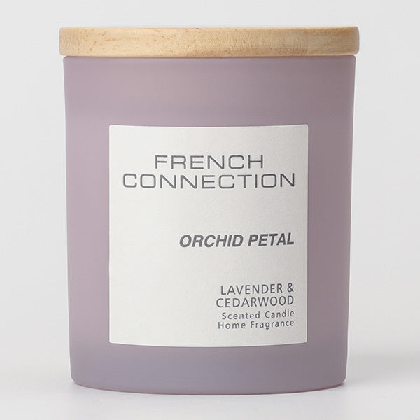 French Connection pastel range lavender & cedarwood candle 200g (British brand)