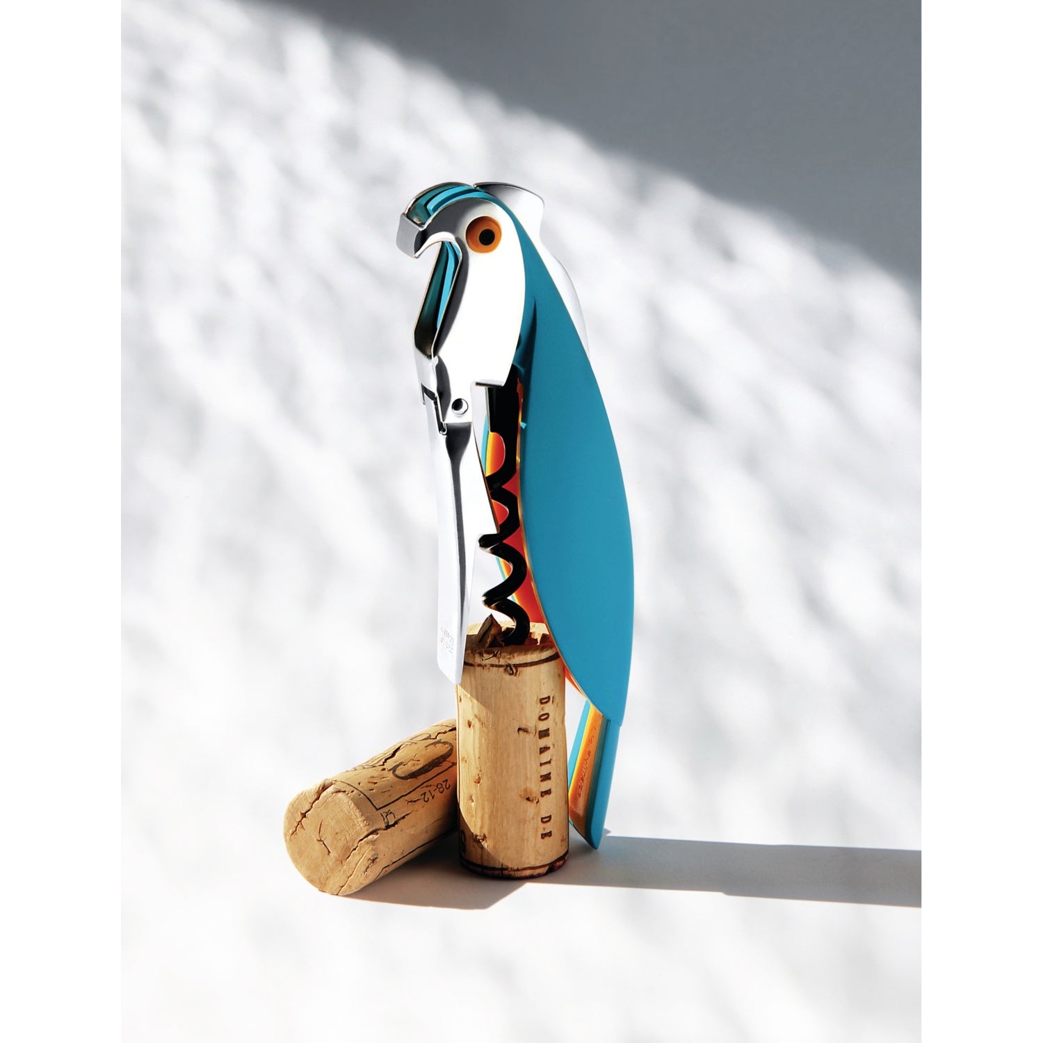 Alessi Parrot aluminium corkscrew 13cm, imported from the UK