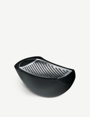 Alessi Parmenide cheese grater with cellar, imported from the UK