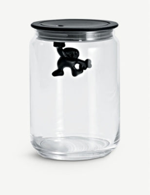 Alessi Gianni glass container 90cl, imported from the UK