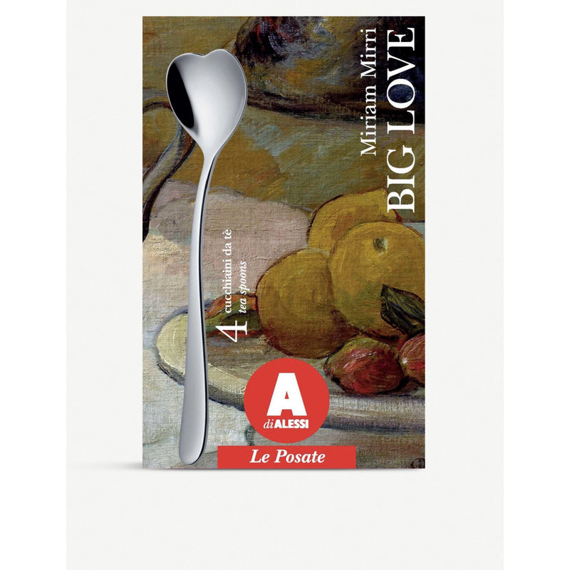 Alessi Heart tea spoons set of four, imported from the UK