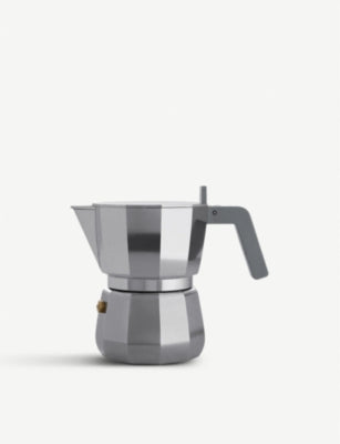 Alessi moka espresso coffee maker grey 13.5cm, imported from the UK