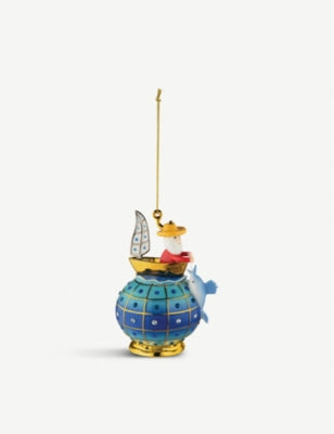 Alessi Il Vecchio e il Mare porcelain ornament, imported from the UK