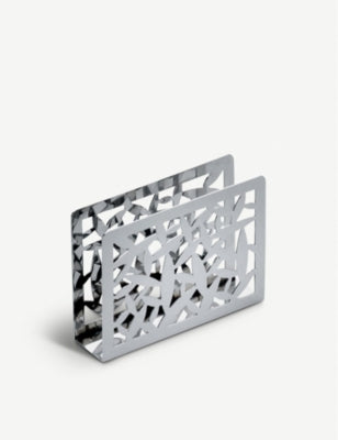 Alessi cactus napkin holder in stainless steel, imported from the UK