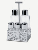 Alessi 5 piece condiment set CACTUS! 21.6cm - British product