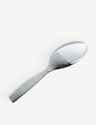 Alessi serving spoon stainless steel Dressed design, imported from the UK