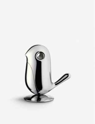 selfridges Alessi Chip Chrome Plated Paper Clip Holder 9.5cm x 10.5cm- Buy online at McGrocer