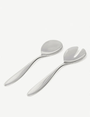 Alessi Mami stainless steel salad set 26cm, UK version