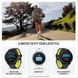 Garmin Forerunner 170 GPS running smartwatch Whitestone Cloud Blue - British product